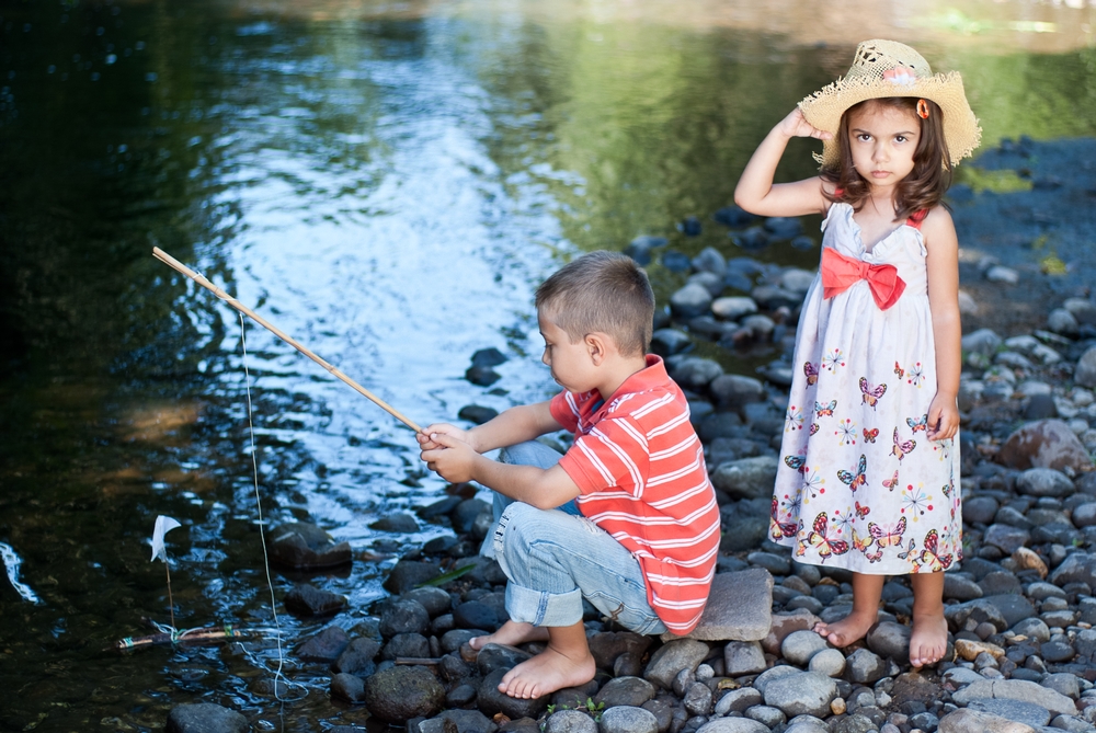 Children Session fishing