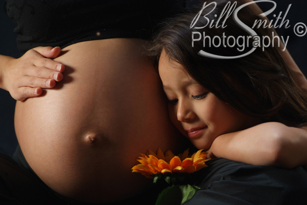 Maternity with flower